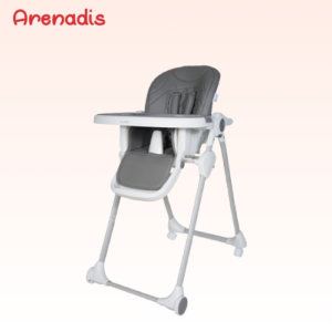 Chaise Haute Évolutive – Gris Foncé
